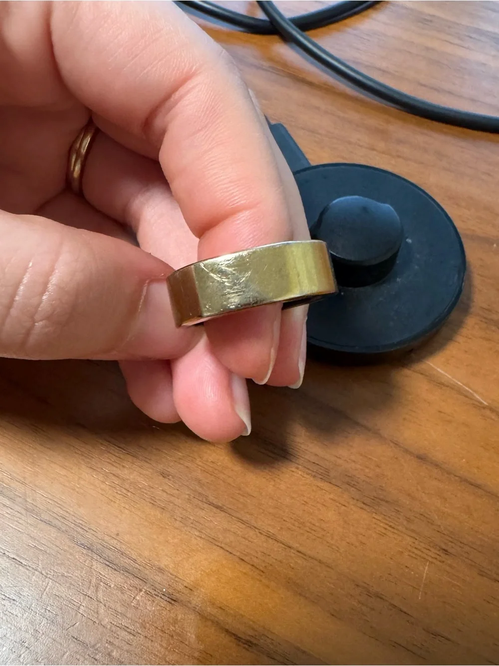 Oura Ring Heritage Gold Generation 3 size 9 with charger